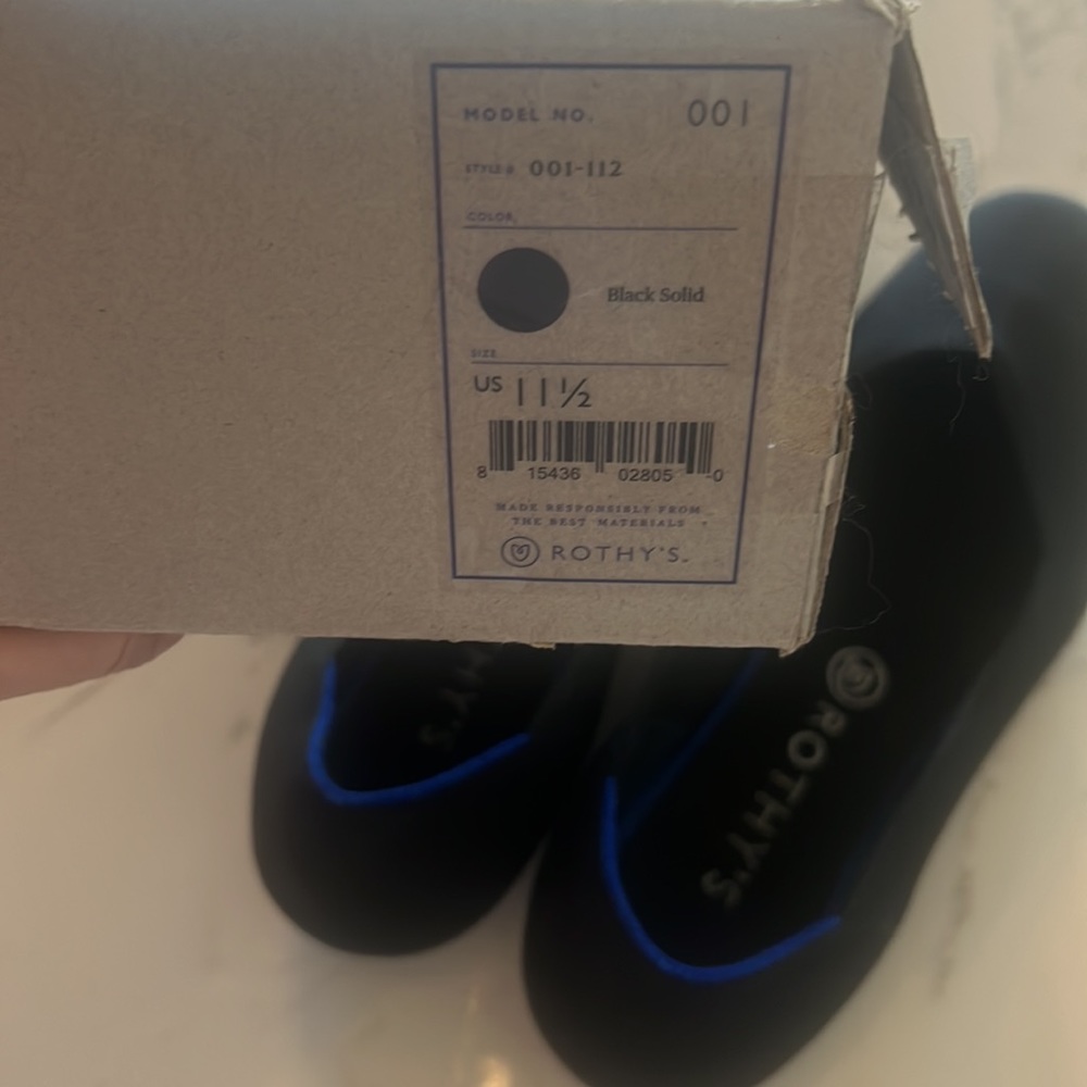 Black Rothy’s w/box - Picture 2 of 10